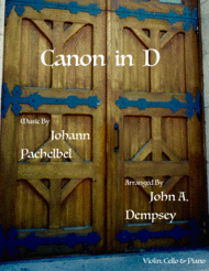 Canon in D (Piano Trio) Sheet Music by Johann Pachelbel
