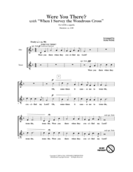 Were You There When They Crucified My Lord? Sheet Music by Traditional