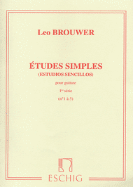 Etudes Simples - Volume 1 Sheet Music by Leo Brouwer