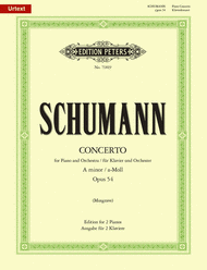 Piano Concerto in A Minor Op. 54 Sheet Music by Robert Schumann
