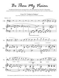 Be Thou My Vision (arr. for cello and piano) Sheet Music by Traditional Irish Hymn