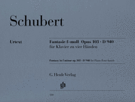 Fantasy F minor op. 103 D 940 Sheet Music by Franz Schubert