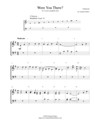 Were You There? - for 2-octave handbell choir Sheet Music by Traditional