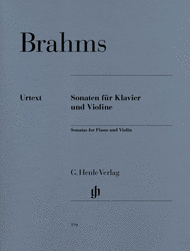 Sonatas for Piano and Violin Sheet Music by Johannes Brahms
