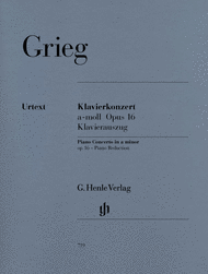 Piano Concerto in A minor Op. 16 Sheet Music by Edvard Grieg