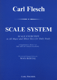 Scale System Sheet Music by Carl Flesch