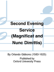 Second Evening Service (Magnificat and Nunc Dimittis) Sheet Music by Orlando Gibbons
