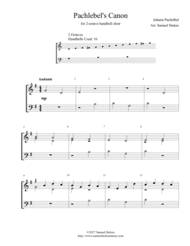Pachelbel's Canon - for 2-octave handbell choir Sheet Music by Johann Pachelbel