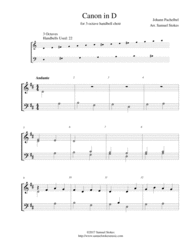 Pachelbel's Canon in D - for 3-octave handbell choir Sheet Music by Johann Pachelbel