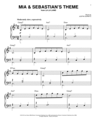 Mia & Sebastian's Theme (from La La Land) Sheet Music by Justin Hurwitz