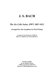 J.S. Bach: Six "Cello" Suites