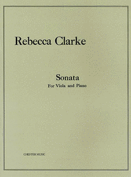 Viola Sonata Sheet Music by Rebecca Clarke