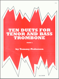 Ten Duets For Tenor And Bass Trombone Sheet Music by Pederson
