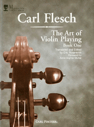 The Art of Violin Playing Sheet Music by Carl Flesch