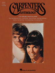 Carpenters Anthology Sheet Music by The Carpenters