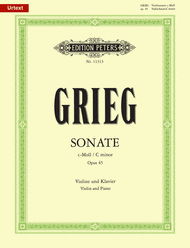 Sonata No. 3 in c minor Op. 45 Sheet Music by Edvard Grieg