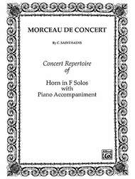 Morceau De Concert - Horn/Piano Sheet Music by Camille Saint-Saens