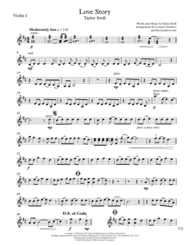 Love Story Sheet Music by Taylor Swift