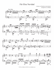 Für Elise Navidad Sheet Music by Ludwig von Beethoven (and others in public domain)