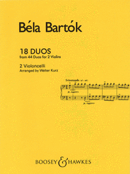 18 Duos Sheet Music by Bela Bartok
