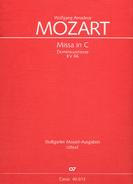 Mass in C (Missa in C) Sheet Music by Wolfgang Amadeus Mozart