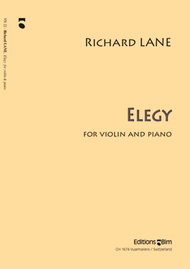 Elegy Sheet Music by Richard Lane