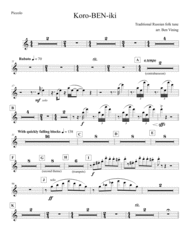 Tetris for orchestra -- parts only Sheet Music by Traditional Russian folk tune