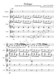 Prologue - Joseph and the Amazing Technicolor Dreamcoat Sheet Music by Andrew Lloyd Webber