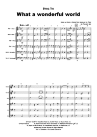 What a wonderful world - Louis Armstrong - String Trio Sheet Music by Louis Armstrong