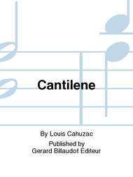 Cantilene Sheet Music by Louis Cahuzac
