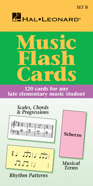 Music Flash Cards - Set B Sheet Music by Various Authors