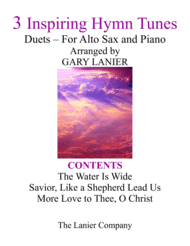 Gary Lanier: 3 Inspiring Hymn Tunes (Duets for Alto Sax & Piano) Sheet Music by Traditional Folk Tune