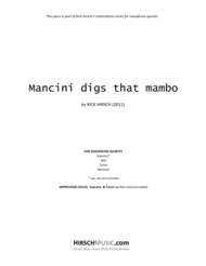 Mancini digs that mambo Sheet Music by Rick Hirsch