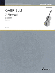 Seven Ricercari Sheet Music by Domenico Gabrielli