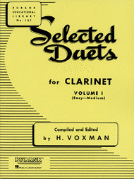 Selected Duets - Clarinet (Volume 1) Sheet Music by Himie Voxman