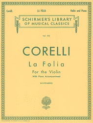 La Folia Variations Sheet Music by Arcangelo Corelli