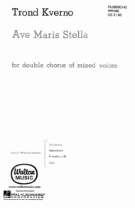 Ave Maris Stella - SATB Double Choir Sheet Music by Trond Kverno