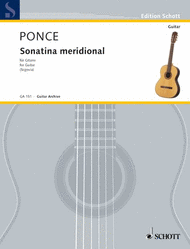 Sonatina meridional Sheet Music by Manuel Maria Ponce