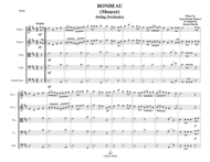 Rondeau (Mouret) - String Orchestra - Intermediate Sheet Music by Jean - Joseph Mouret