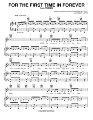 For The First Time In Forever (from Frozen) Sheet Music by Robert Lopez