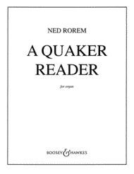 A Quaker Reader Sheet Music by Ned Rorem