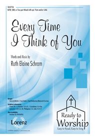 Every Time I Think of You Sheet Music by Ruth Elaine Schram
