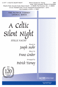 A Celtic Silent Night Sheet Music by Franz Xaver Gruber