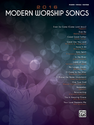 2016 Modern Worship Songs Sheet Music by Various Artists