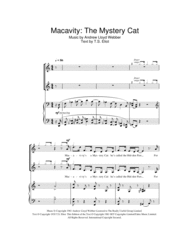 Macavity: The Mystery Cat (from Cats) Sheet Music by Andrew Lloyd Webber