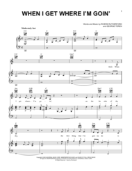 When I Get Where I'm Goin' Sheet Music by George Teren