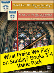What Can We Play on Sunday? Book 3-4 (Value Pack) Sheet Music by Robert D. Vandall