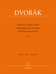 String Sextet A major op. 48 Sheet Music by Antonin Dvorak
