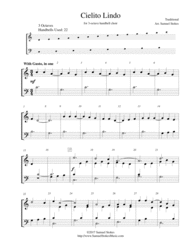 Cielito Lindo - for 3-octave handbell choir Sheet Music by Traditional