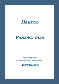 Passacaglia Sheet Music by George Frideric Handel